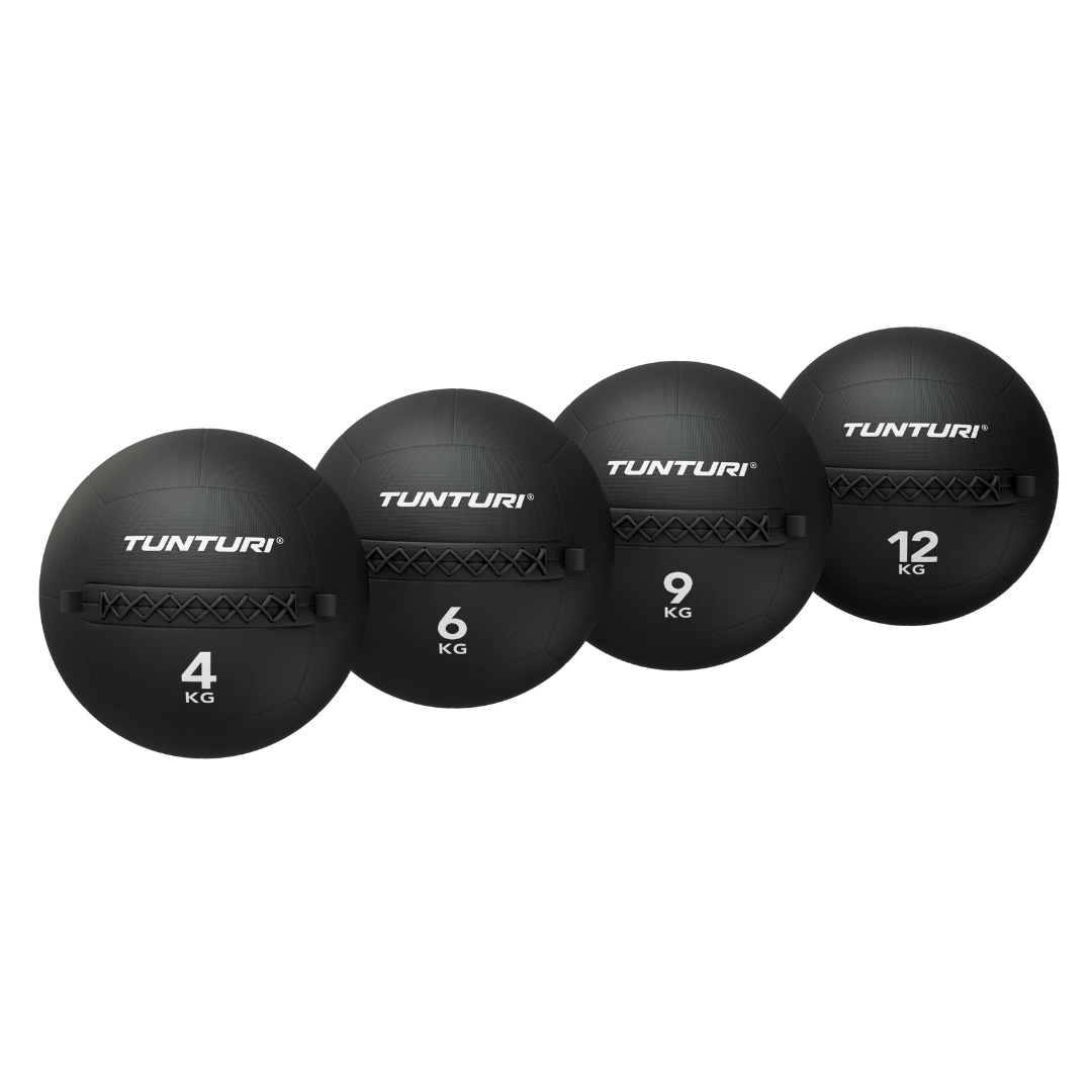 Pasunkintas kamuolys Tunturi Platinum Wall Ball, 4–12 kg