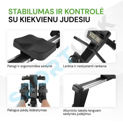 Irklavimo treniruoklis Tunturi Signature R20 Rower
