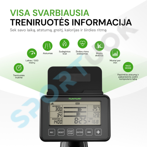 Irklavimo treniruoklis Tunturi Signature R20 Rower
