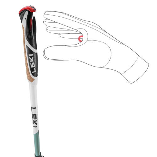 Šiaurietiško ėjimo lazdos LEKI Spin Shark SL 100-130 cm
