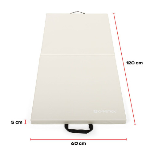 Sulankstomas kilimėlis GYMSTICK FOLDABLE GYM MAT 120 x 60 x 5 cm (juodas)