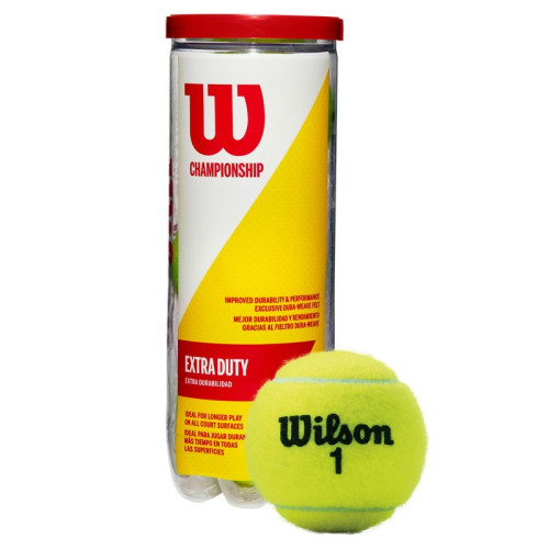 Wilson Championship Extra Duty XD Teniso Kamuoliukai – 3 vnt.