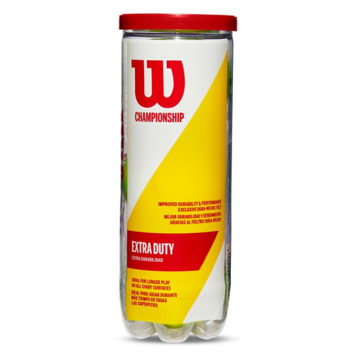Wilson Championship Extra Duty XD Teniso Kamuoliukai – 3 vnt.