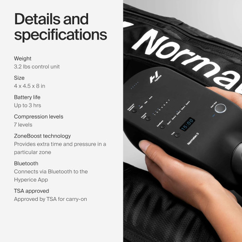 Hyperice Normatec 3 Oro suspaudimo masažo sistema