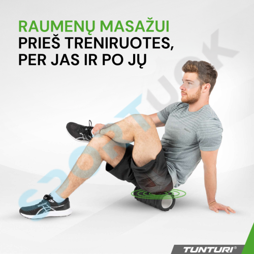 Masažinis Volas Tunturi Yoga Grid Foam Roller, 33 cm