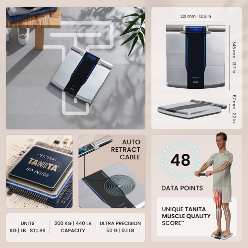 IŠMANUSIS SEGMENTINIS KŪNO KOMPOZICIJOS ANALIZATORIUS / SVARSTYKLĖS TANITA RD-545HR (BLUETOOTH)
