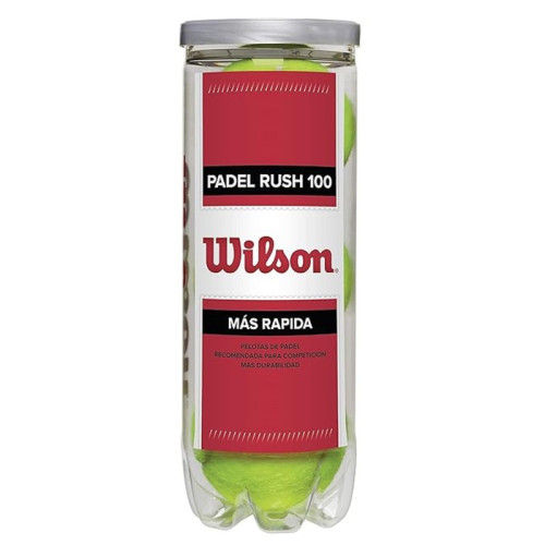 Wilson Rush 100 Padel Balls 3 vnt. – Padelio Kamuoliukai
