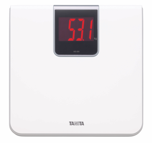 Kūno svorio svarstyklės TANITA HD-395 Bathroom Scale, baltos sp.