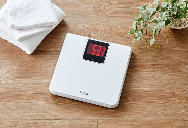 Kūno svorio svarstyklės TANITA HD-395 Bathroom Scale, baltos sp.