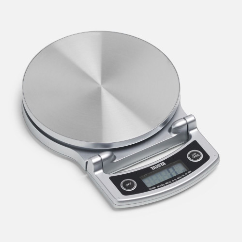 Sulankstomos virtuvinės / maisto svarstyklės TANITA KD-400 Minimalist And Stylish Kitchen Scale, sidabrinės sp.