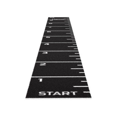 Grindų danga su dirbtine žole Tiguar Sprint Track 12 x 1 m (juoda / žalia)