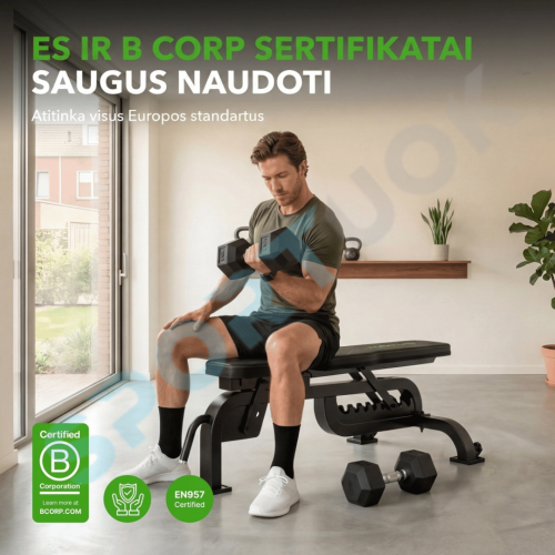 Profesionalus suoliukas TUNTURI PRO UB90