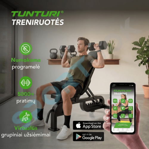 Profesionalus suoliukas TUNTURI PRO UB90