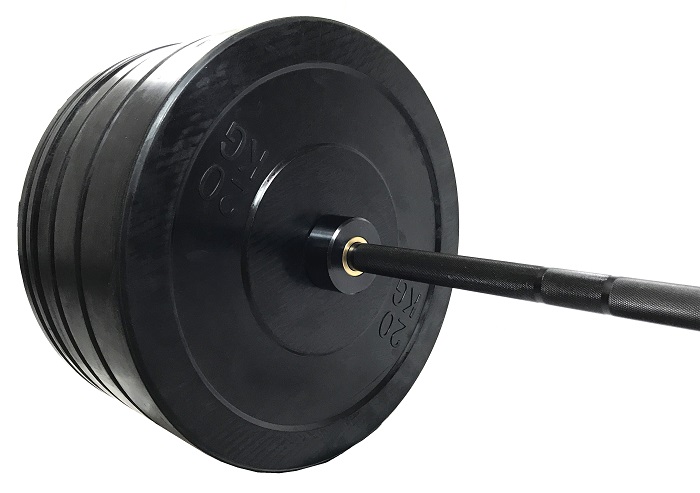 Bumper svarmenų ir štangos komplektas STRONGMAN 120kg