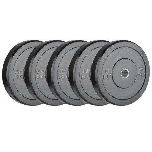 Bumper svarmenų ir štangos komplektas STRONGMAN 150kg