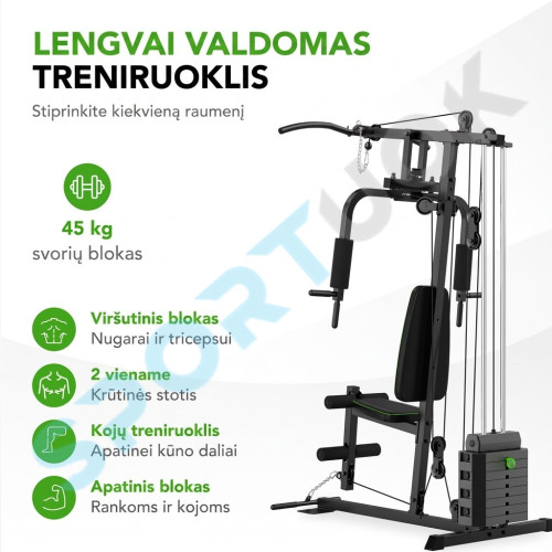 Jėgos staklės TUNTURI HG10