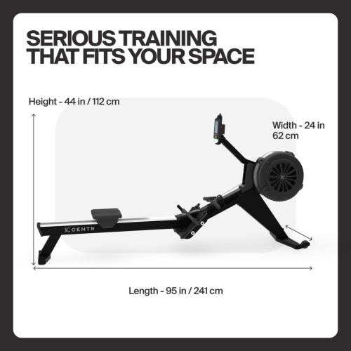 Centr x Hyrox Perform Series Rower oro pasipriešinimo irklavimo treniruoklis